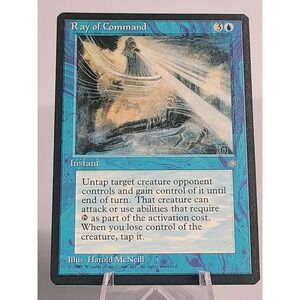 MTG Ray of Command Ice Age 1995 Black Border LP Blue Instant Control Spell